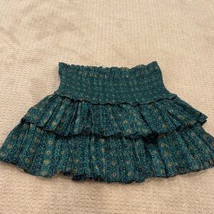 Designer skirt Floral Ruffle Mini Skirt